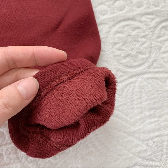 Gap Kids Sherpa Lined Legging, Burgundy‎ Red - Picture 2 of 3